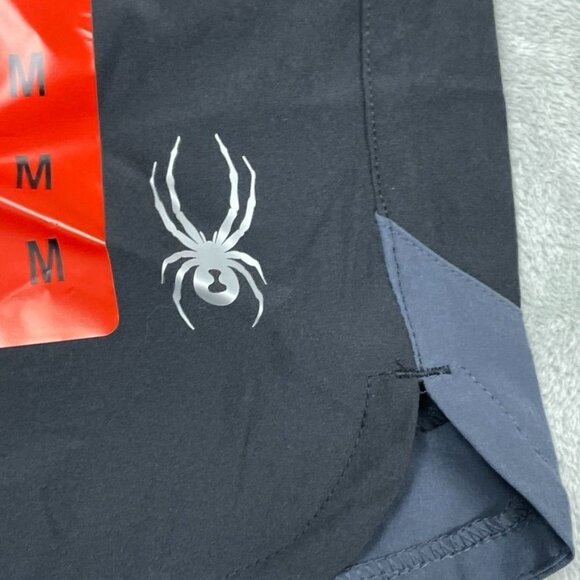 Spyder Swim Mens Black Swim Shorts 7.5" Inseam Medium UPF 30+ a0933 - Picture 4 of 8
